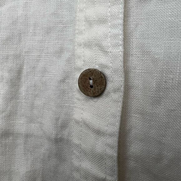 Not Perfect Linen Handmade Lille Linen Collar Shirt - Picture 5 of 6